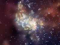 El centro de nuestra galaxia y el agujero negro Sagitario A-estrella ( SGR-A*). Foto: NASA/CXC/MIT/Frederick K. Baganoff et al