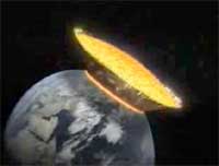 Impacto de un asteroide gigante