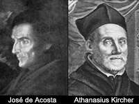 José de Acosta y Athanasius Kircher