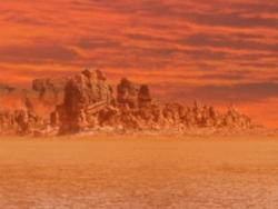Ilustración de la atmósfera de Titán, similar a la de la Tierra primitiva