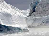 Glaciar en Groenlandia