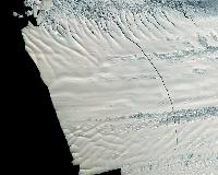 Glaciar Pine Island en la Antártida