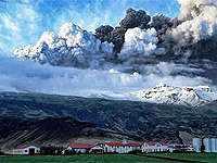 Cenizas del volcán Eyjafjallajokull
