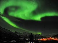 Aurora en Trondheim, Noruega