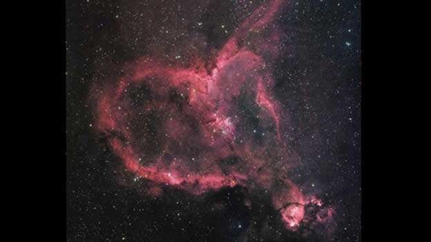 La nébula del Corazón (Heart Nebulae) también es popular y la NASA la destacó el 14 de octubre de 2010. Imagen: Daniel Marquardt