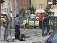 Desempleados en las calles de Quito