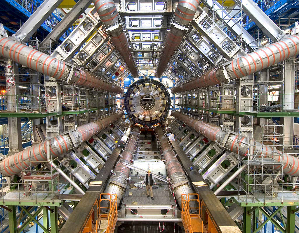 Detector Atlas del Experimento Large Hadron Collider LHC. Foto: Maximilien Brice