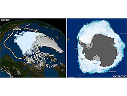 EvoluciÃ³n del hielo en el Ãrtico y en la AntÃ¡rtida
