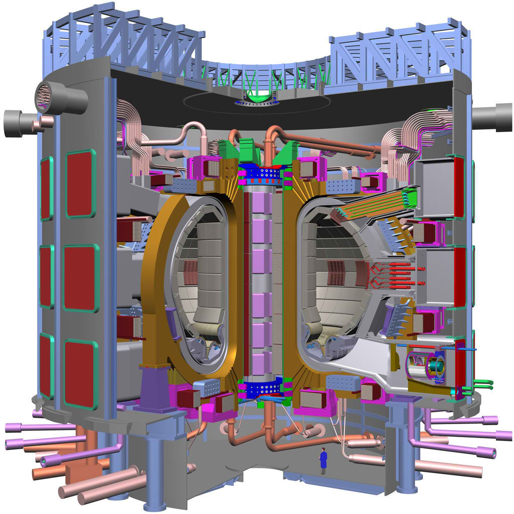 Uno de los proyectos más ambiciosos de investigación, el International Thermonuclear Experimental Reactor, creado para demostrar la fusión nuclear, quizá la única fuente de energía renovable del futuro.