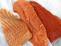 Filetes de salmón, ricos en Omega 3