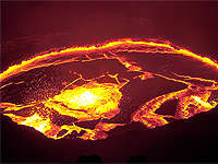 Cráter del volcán Erta Ale